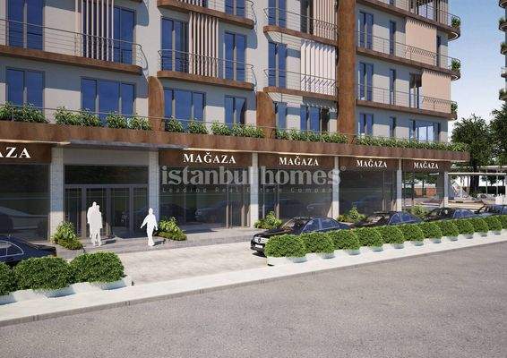 Commercial Property in Mixed Project in Istanbul Kagithane