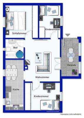 mögliche Möblierung