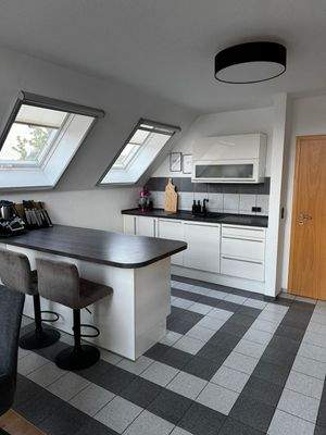 Küche im Dachgeschoss