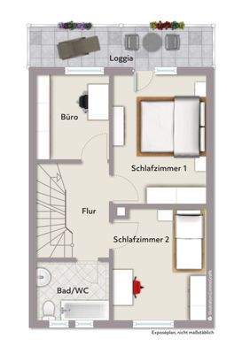 Grundriss Obergeschoss