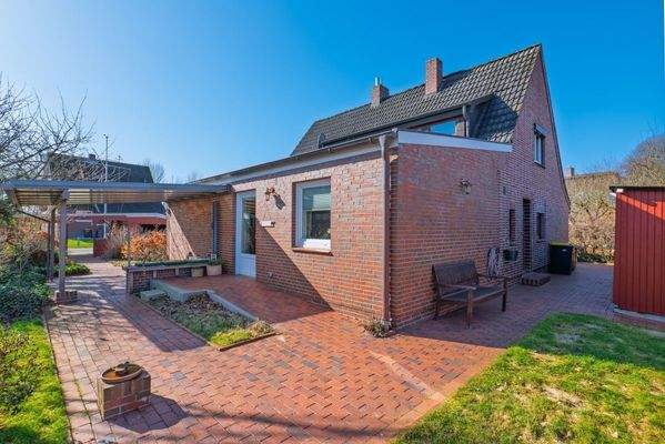 Terrasse Nebeneingang