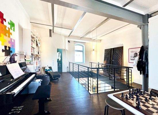 Lichtdurchflutete 2. Ebene