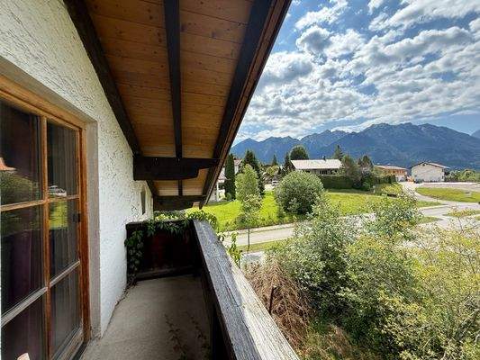 Süd-Balkon im DG | Blick Richtung Karwendel