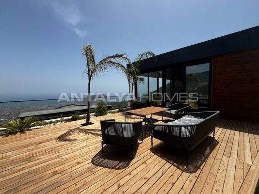 Panoramic Sea View Smart Villas in Alanya Tepe