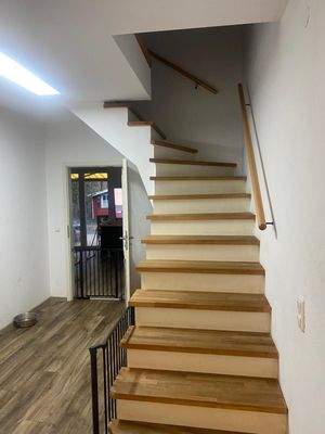 Treppenaufgang ins Obergeschoss