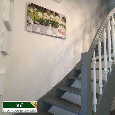 Treppe zum Dachgeschoss