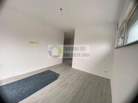 Wohnbereich in der Bauphase