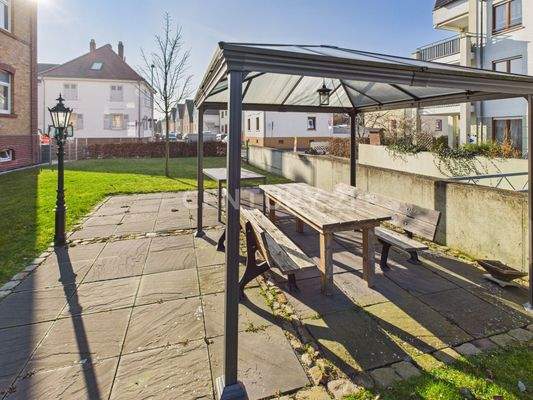 Außensitzplatz für die Mieter