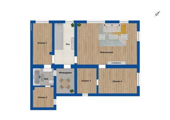 Grundriss Obergeschoss