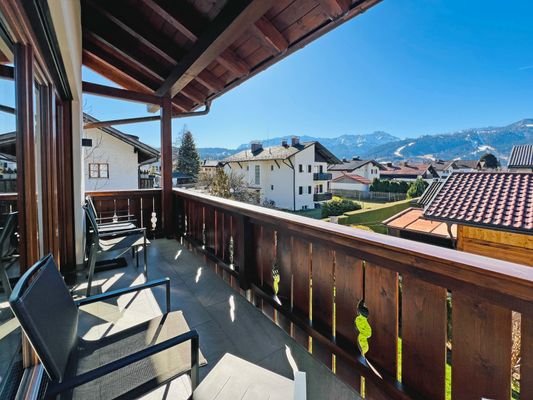 Blick vom Südbalkon Obergeschoss
