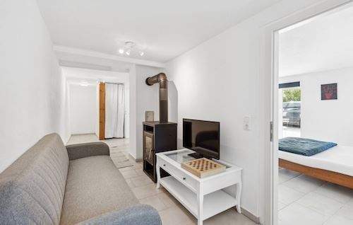 Herrenzimmer mit Kaminofen