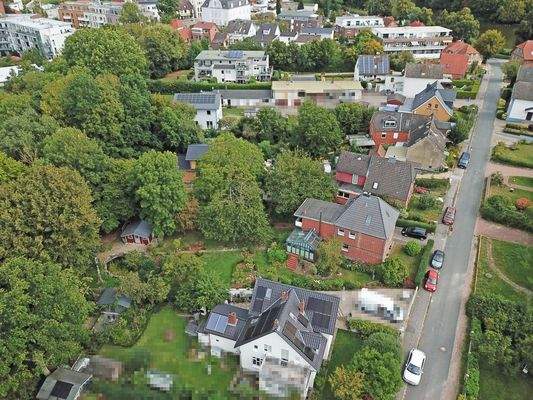 Luftbild Grundstückslänge