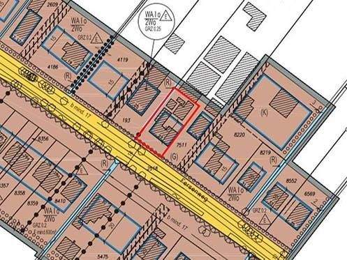 Ausschnitt Bebauungslan