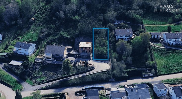 Grundstück von Vorne