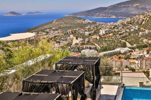 Luxury Sea View Villa with Extensive Amenities in Kalkan Antalya