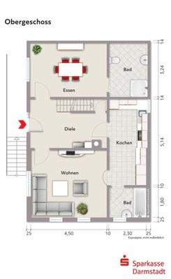 Grundriss Obergeschoss