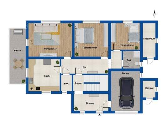 Grundriss Erdgeschoss