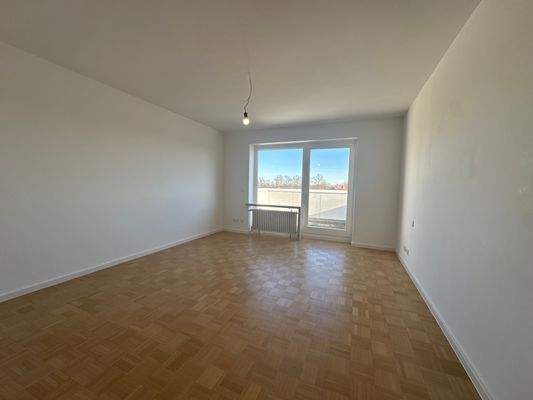 Blick in das Schlafzimmer