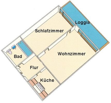 Ansicht Grundriß