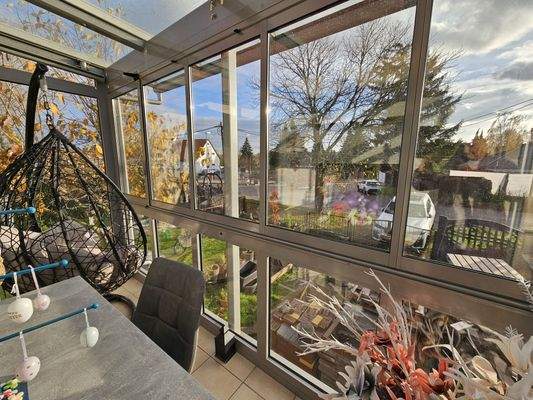 Wintergartenausblick