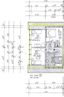 Grundriss Obergeschoss aktuell