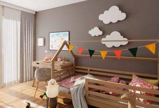 Ein schönes, helles Kinderzimmer