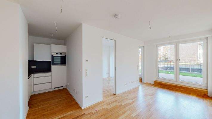 Wohnbereich mit Küche