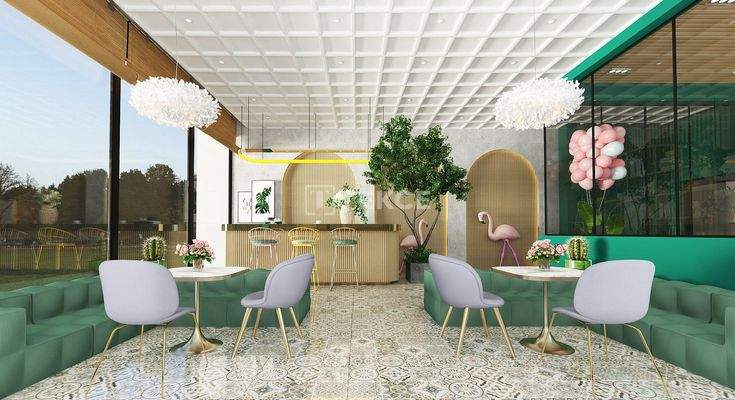 Flats in a Seafront Complex in Mahmutlar Alanya