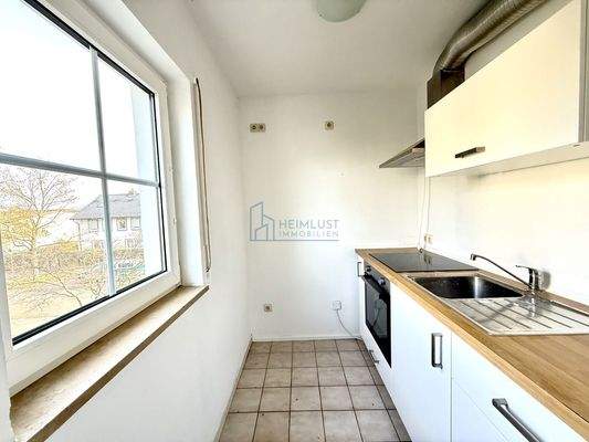 Praktisch versteckte Einbauküche