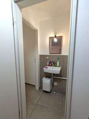 Toilette im Obergeschoss