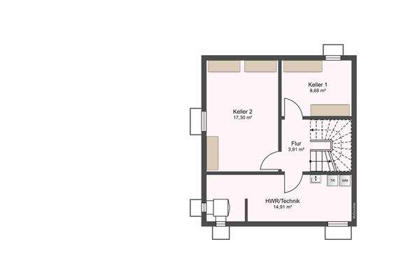 Grundriss Kellergeschoss