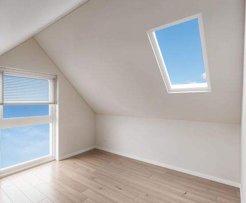 Var. 4 Spitzboden Visualisierung - (KI generiert)