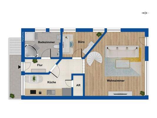 Grundriss Erdgeschoss