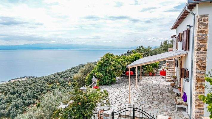 Terrasse mit Eingang