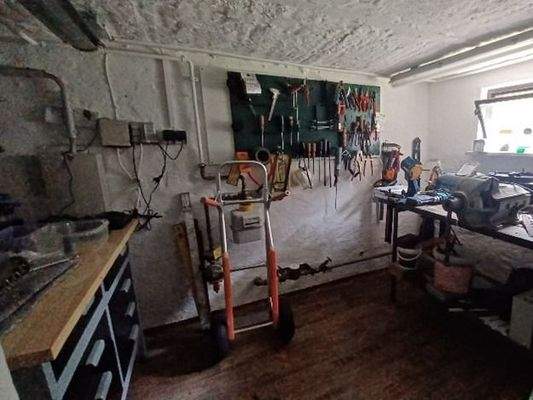 Werkstatt im Keller