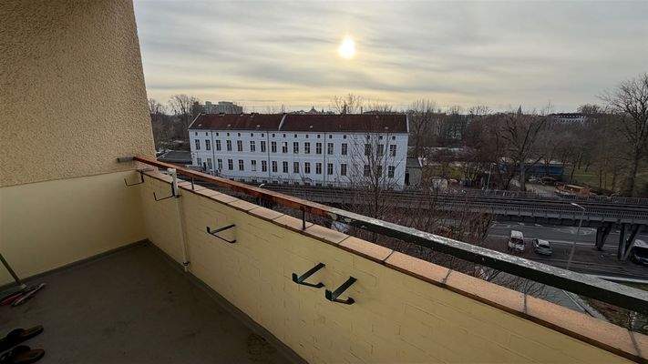 großer Südwest-Balkon