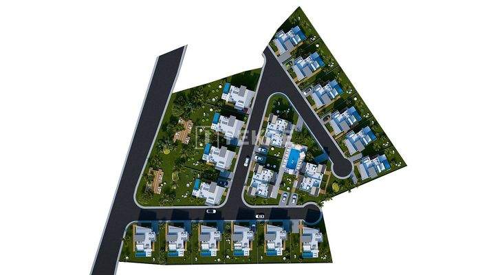 Villas with Private Gardens in İskele Ötüken