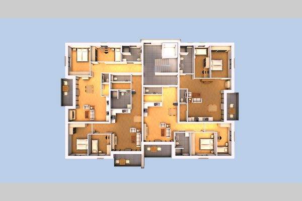 3D Innenansicht 1. OG