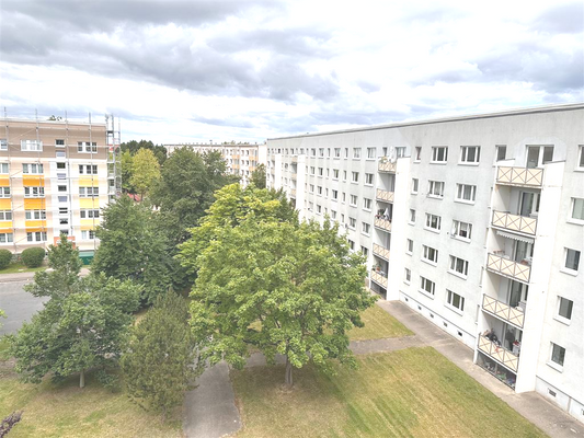 Ausblick vom Balkon