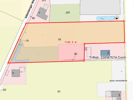 Lageplan Grundstück Triftstr. 339