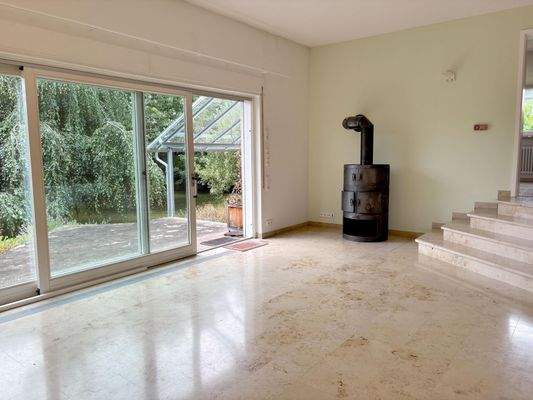 Wohnbereich mit Kaminofen