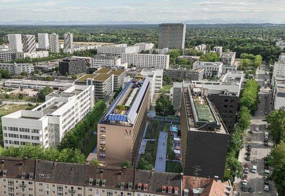 M-Quartier Luftbild