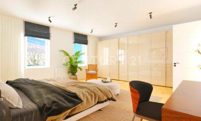 Visualisierung des Elternschlafzimmer EG 