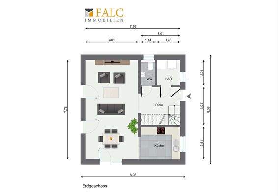 Grundriss Erdgeschoss