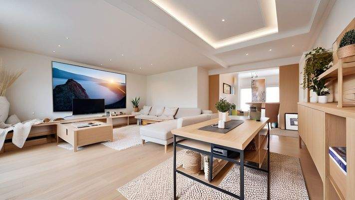 Wohnzimmer - KI generiert