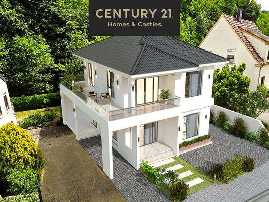 Vision einer Top Modernen Stadtvilla auf diesem Grundstück