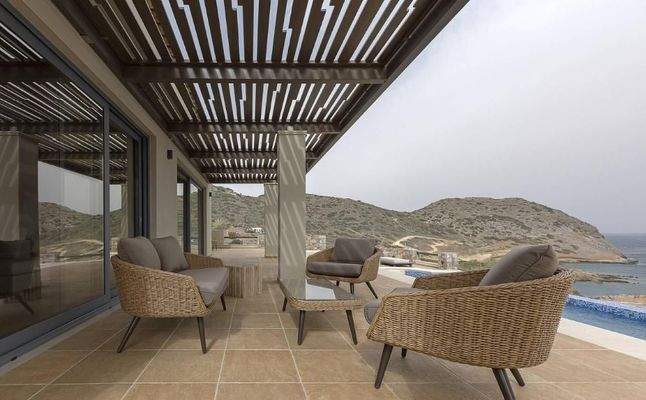 Kreta, Mochlos: Traumhafte Luxusvilla in einer ruhigen Bucht zum Verkauf