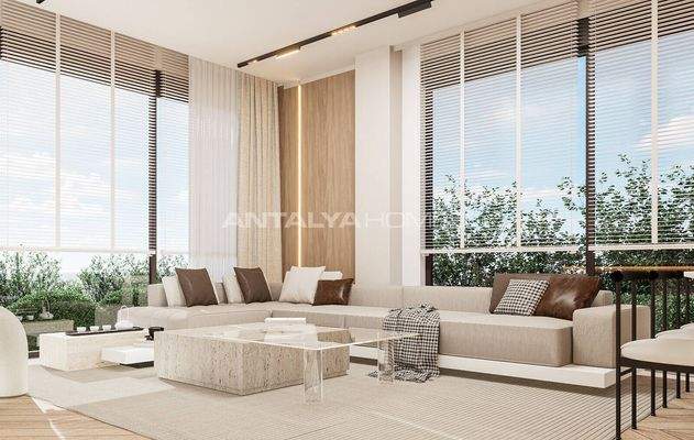 5-Bedroom Houses with Private Pool in Muratpaşa Antalya