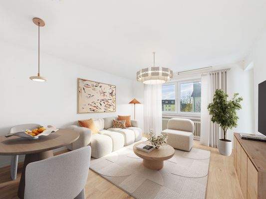 Wohn-Esszimmer (Staging)