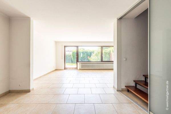 Blick in das Wohnzimmer